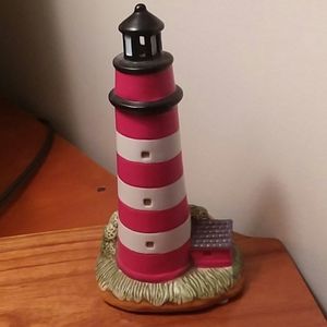 Vintage lighthouse handpainted 1993 Lefton China